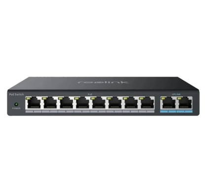 Switche Reolink RLA-PS1 (10x10/100/1000Mbps 8xPoE+)
